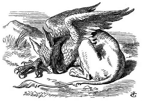 Grifo Alice No Pais Das Maravilhas - As Ilustrações Originais de Alice no País das Maravilhas pelo Artista ...