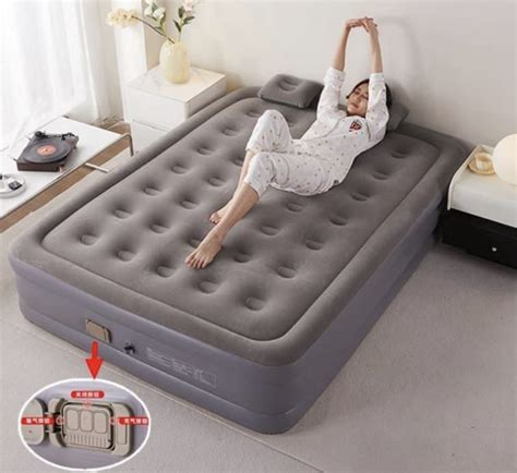 Matelas Gonflable Automatique Pliant Portatif Dair Avec La Batterie