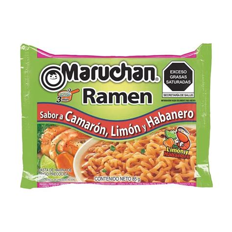 Sopa Instant Nea Maruchan Ramen Sabor Camar N Lim N Y Habanero G