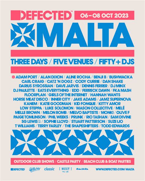 The Radiant Defected Malta Festival Is Returning In 2023 With a Big Lineup - EDM.com - The ...