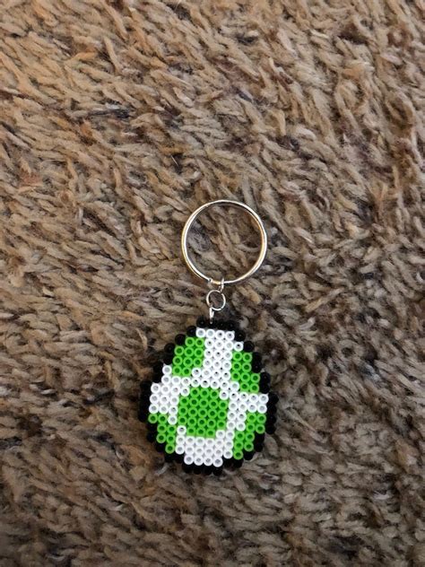 Mini Perler Beads Keychains Geeks Keychains Gamers Etsy