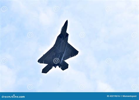 F22 RAPTOR (LOCKHEED-MARTIN) Rear View Royalty-Free Stock Photography ...