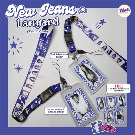 Jual NJ Lanyard Nujinseu Tali ID CARD NewJeans Tal Gantung HP KPop