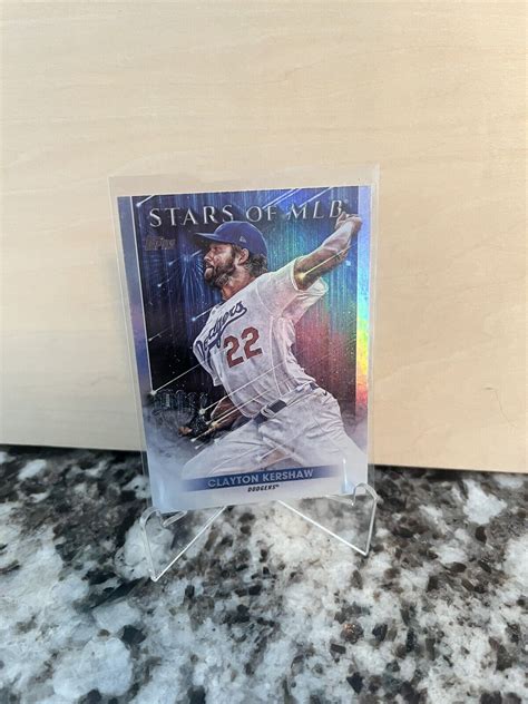 Clayton Kershaw Topps Series Stars Of Mlb Foil Smlb Dodgers