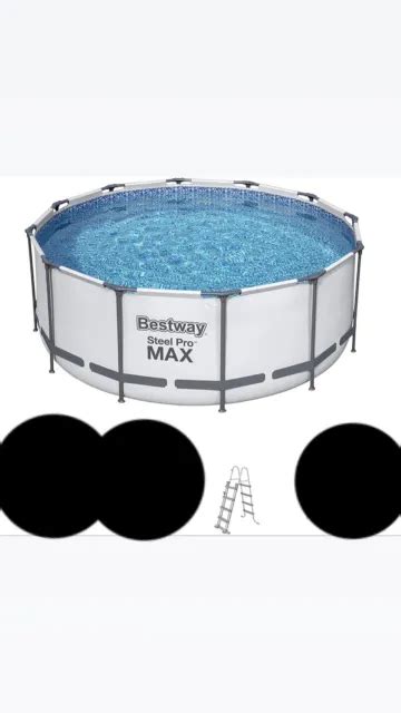 Bestway Steel Pro Max Piscina Fuori Terra X Cm Rotonda In Acciao