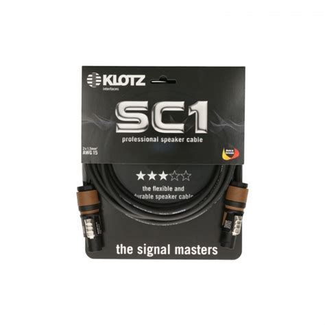 Klotz Sc Speaker Cable M Gear Music