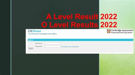 A Level Result 2022 O Level Results18 January 2023 November Igcse