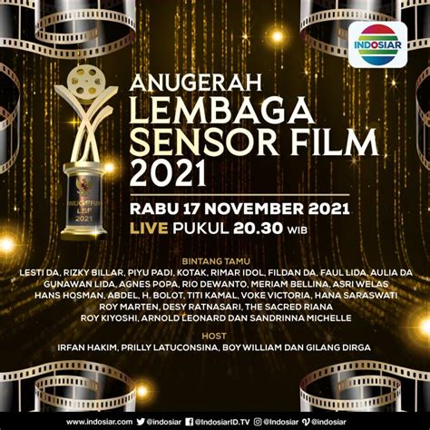 Indosiar Siarkan “anugerah Lembaga Sensor Film