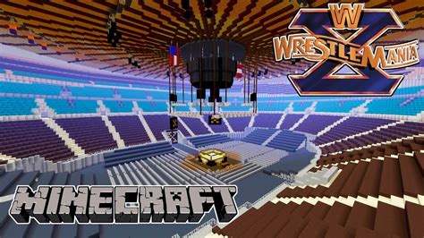 Minecraft Wwe Wrestlemania 10 Stage Madison Square Garden Hd Youtube