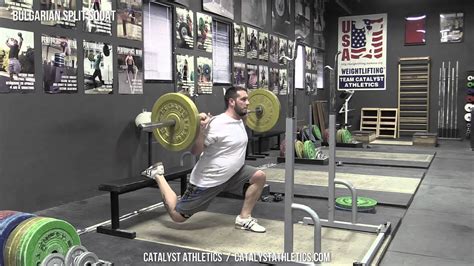 Bulgarian Split Squat Olympic Weightlifting Exercise Library Catalyst Athletics Youtube