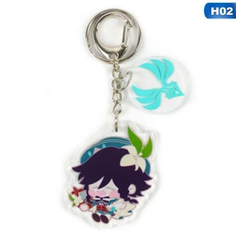 H Pi Ces Anime Genshin Impact Acrylique Figure Pendentifs Porte