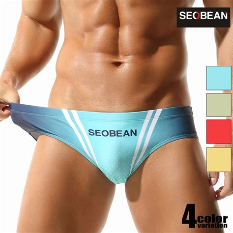 楽天市場SEOBEAN セビン Gradient Color Swim Bikini 250901 グラデーション スイムウェア ビキニブリーフ型 メンズ水着 海水パンツ 海パン 男性水着