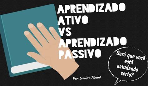 Aprendizado Ativo X Aprendizado Passivo Voc Estuda Certo Projeto