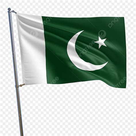 Pakistan Flag Waving Animated