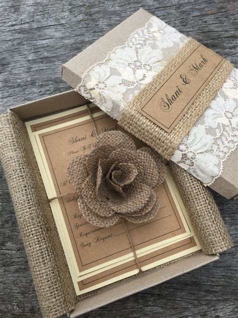 Boxed Invitations