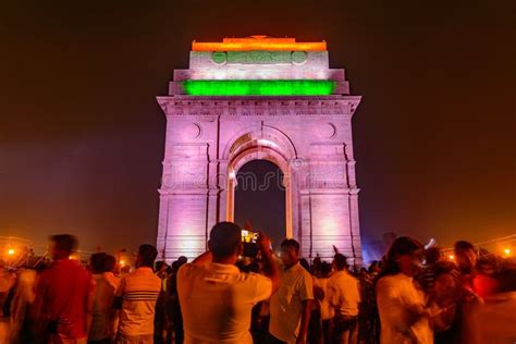 India gate editorial photo. Image of memorial, center - 202485741