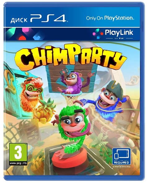Игра Chimparty (Вечеринка в джунглях) PS4 (PlayStation 4, Русская ...