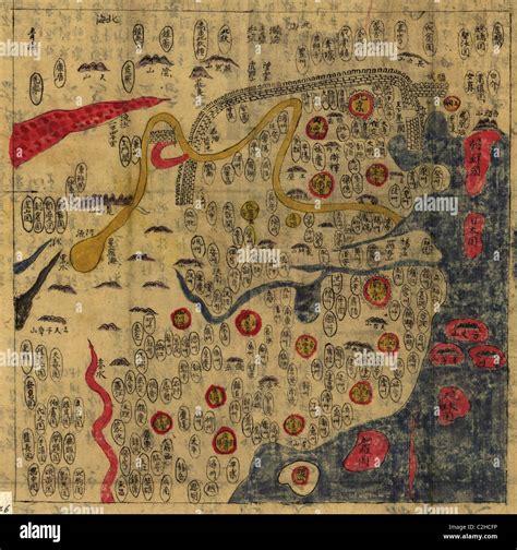 Ancient map of china hi-res stock photography and images - Alamy