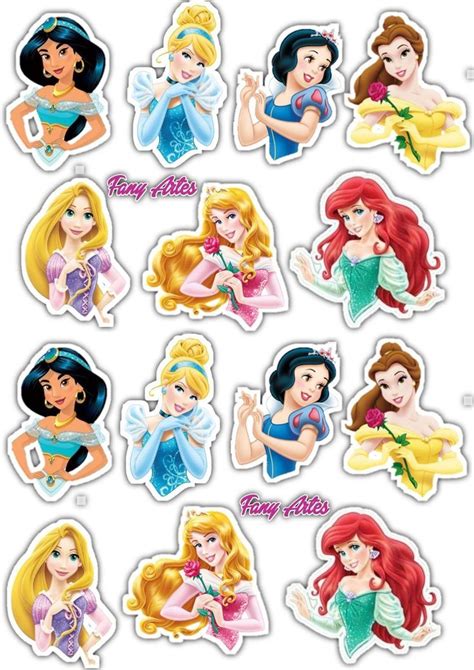 Disney Princess 3d Cupcake Toppers Edible Images 653 In 2024 Disney