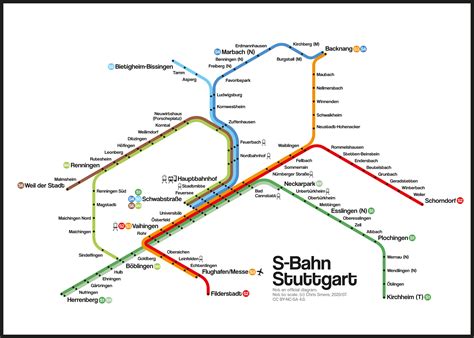 S-Bahn Stuttgart [unofficial] [diagram] [OC] — Vignelli inspired with ...