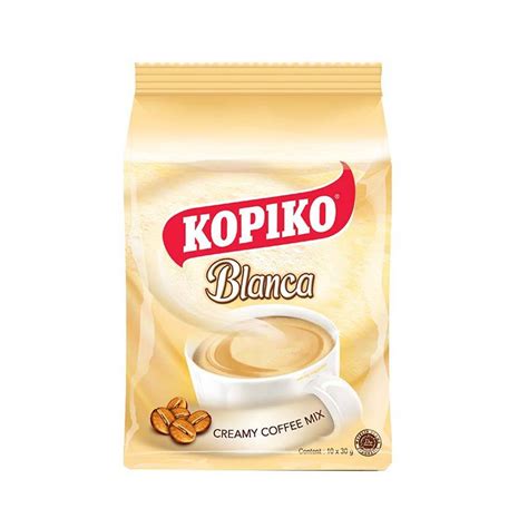 KOPIKO BLANCA CREAMY COFFEE MIX 30G X 10s Palengke Thailand