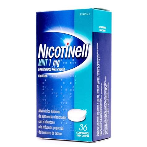 Nicotina En Pastillas Prospecto Y Uso De Nicotinell Mint Mg