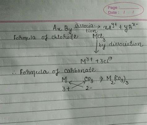 The Molecular Formula Of Chloride Of A Metal M Is Mcl The Formula Of