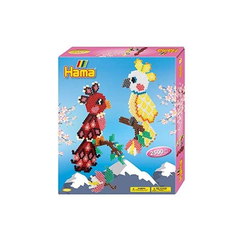 Hama Perles A Repasser Midi Perroquets Coffret Cadeau