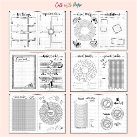 Cute Bullet Journal Pages