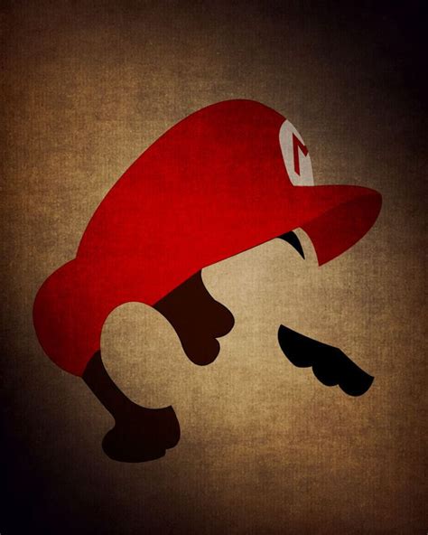 Mario Minimalist Game Art Nintendo Art Mario