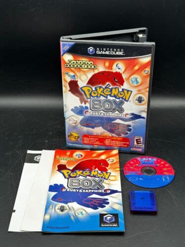 Pokemon Box Ruby Sapphire Nintendo GameCube CIB Complete Authentic EBay