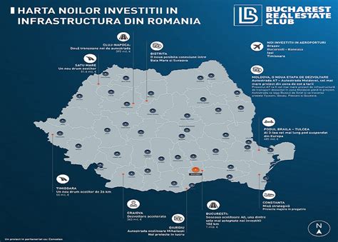 Romania Infrastructure Map Bln Eur Investments Expected In