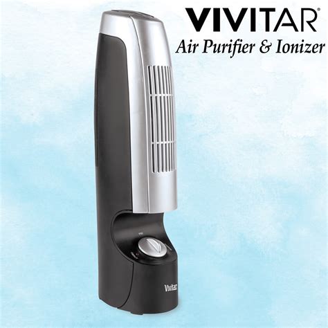 Vivitar Air Purifier and Ionizer with Built-In Fan | Collections Etc.