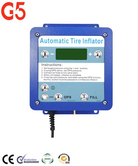 Wall Mounted Tire Inflators Tyres Machine Automatic Digital Durable