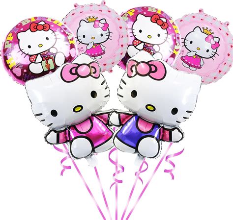 Anagram International Hello Kitty Flowers Birthday Foil Balloon 18 Multicolor