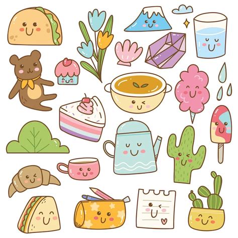 Kawaii Doodle Art Food Cute