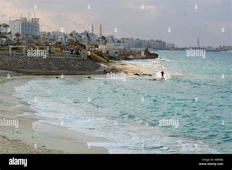 The Waterfront Marsa Matruh Mediterranean Coast Egypt Stock Photo