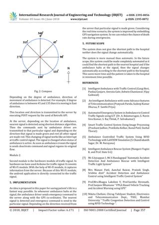 IRJET- Intelligent Traffic Control System for Smart Ambulance | PDF 
