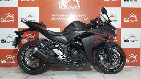 Yamaha Yzf R Abs Preta Km Motos Sua Loja De Motos Semi Novas