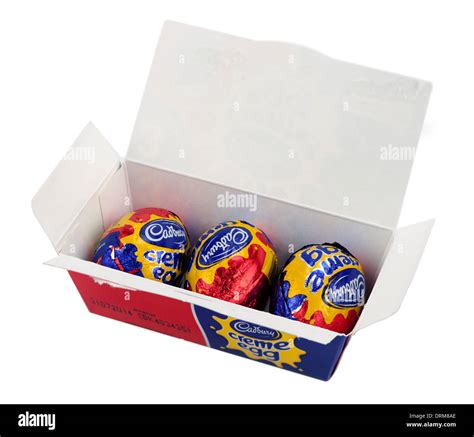 Three pack box of Cadbury Creme egg Stock Photo - Alamy