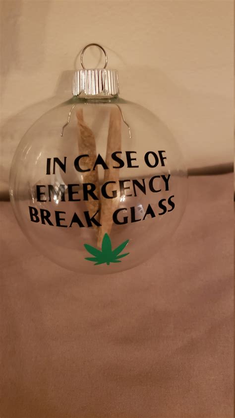 In Case Of Emergency Break Glass 420 Etsy