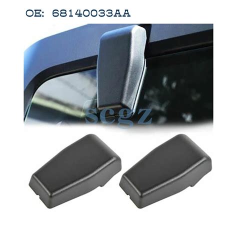 2pcs 68140033aa Car Rear Window Liftgate Glass Hinge Cover Replacement For J Eep Wrangler With