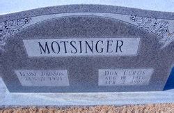 Don Curtis Motsinger M Morial Find A Grave