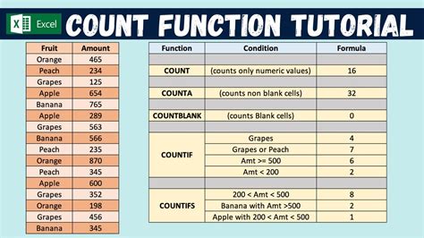 How To Use COUNT COUNTA COUNTBLANK COUNTIF COUNTIFS Formula In MS