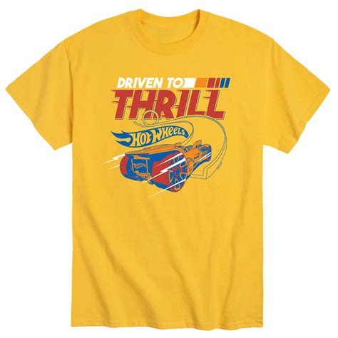 Hot Wheels Driven To Thrill Men S Short Sleeve Graphic T Shirt Walmart