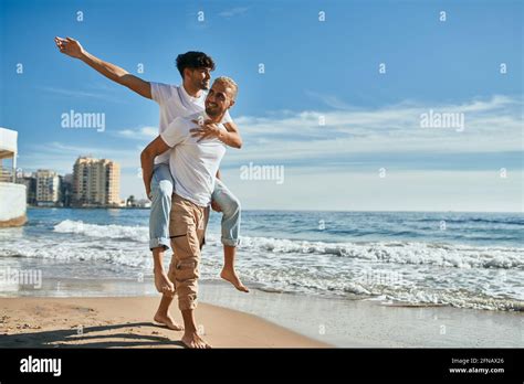 Gay Couple Piggyback Ride Hi Res Stock Photography And Images Alamy