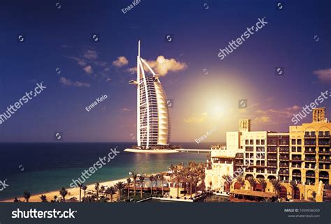 1,441 Burj al arab night from the sky Images, Stock Photos & Vectors ...