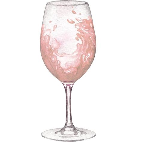 Tossed Pink Moscato Wine Glass Fabric Panel Etsy