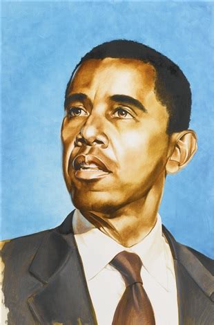 Obama study by Kehinde Wiley on artnet