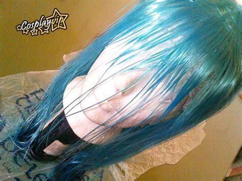 Tutoriales Como Hacer Una Peluca De Miku Hatsune Pintando Y